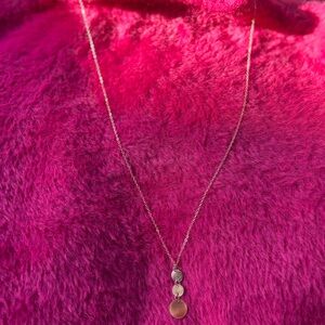 Gold Minimalist Necklace with Dainty Pendant